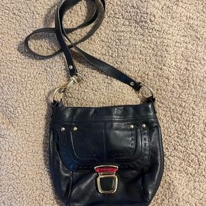 B Makowsky leather cross body